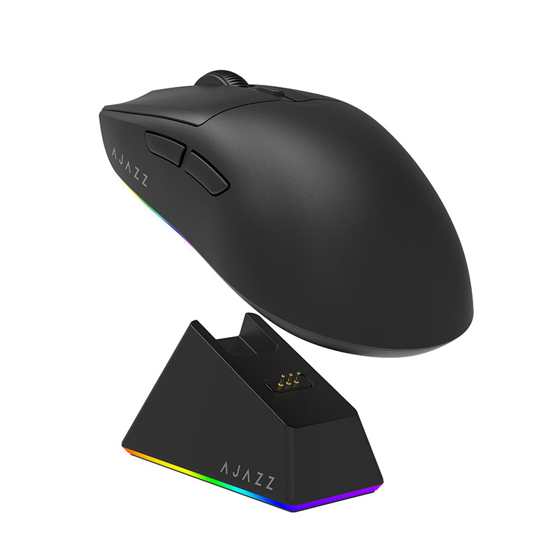 Ajazz AJ139 V2 MC Tri-Mode Gaming Mouse Light Weight with Magnetic Charging Dock