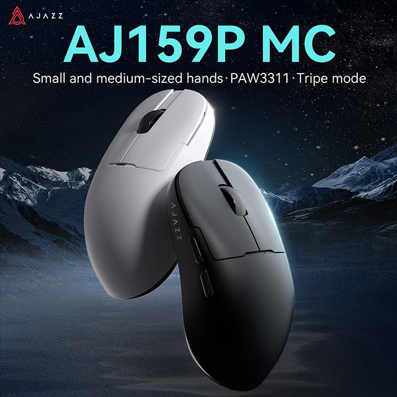 Ajazz AJ159P MC Tri-mode Wireless Programmable Gaming Mouse