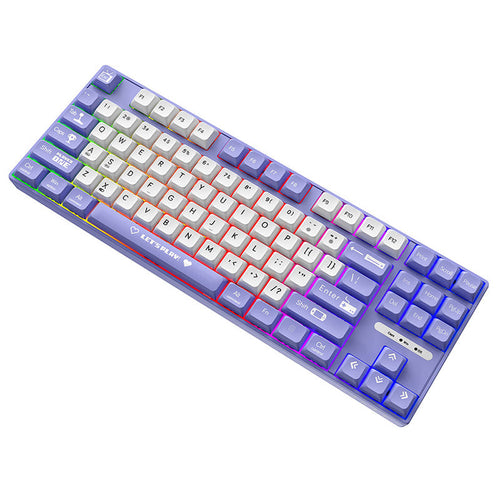 Ajazz AK870MC Rainbow Backlit Mechanical Keyboard - WhatGeek