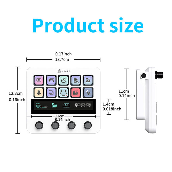 Ajazz AKP05E All-in-one Stream Deck