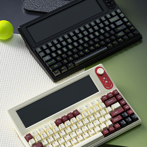 Ajazz AKP846 10.1″ Large Smart Display QMK Wired Mechanical Keyboard