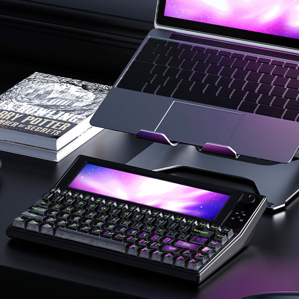 Ajazz AKP846 10.1″ Large Smart Display QMK Wired Mechanical Keyboard