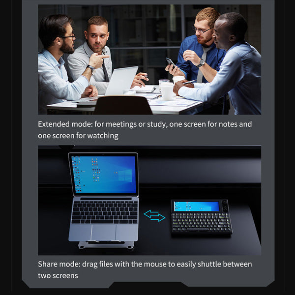Ajazz AKP846 10.1″ Large Smart Display QMK Wired Mechanical Keyboard