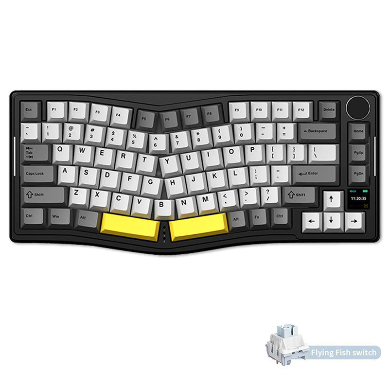 Ajazz AKS075 Wireless Mechanical Keyboard With TFT Screen