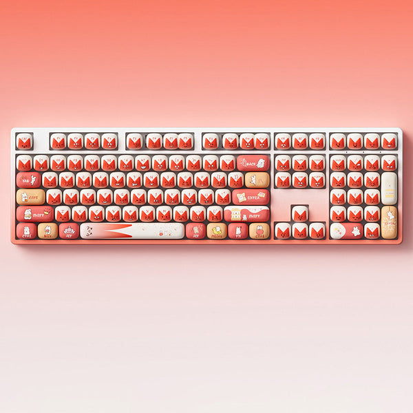 Akko Bunny Apple Keycap Set MOG Profile 137 Keys