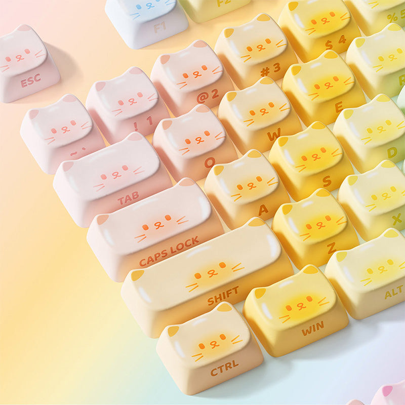 Akko Colorful Cats Keycap Set MAO Profile 142 keys