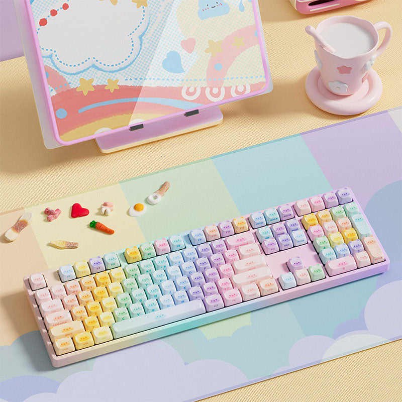 Akko Colorful Cats Keycap Set MAO Profile 142 keys