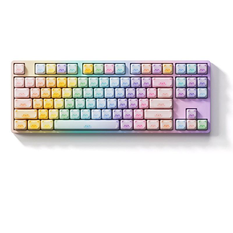 Akko Colorful Cats Keycap Set MAO Profile 142 keys