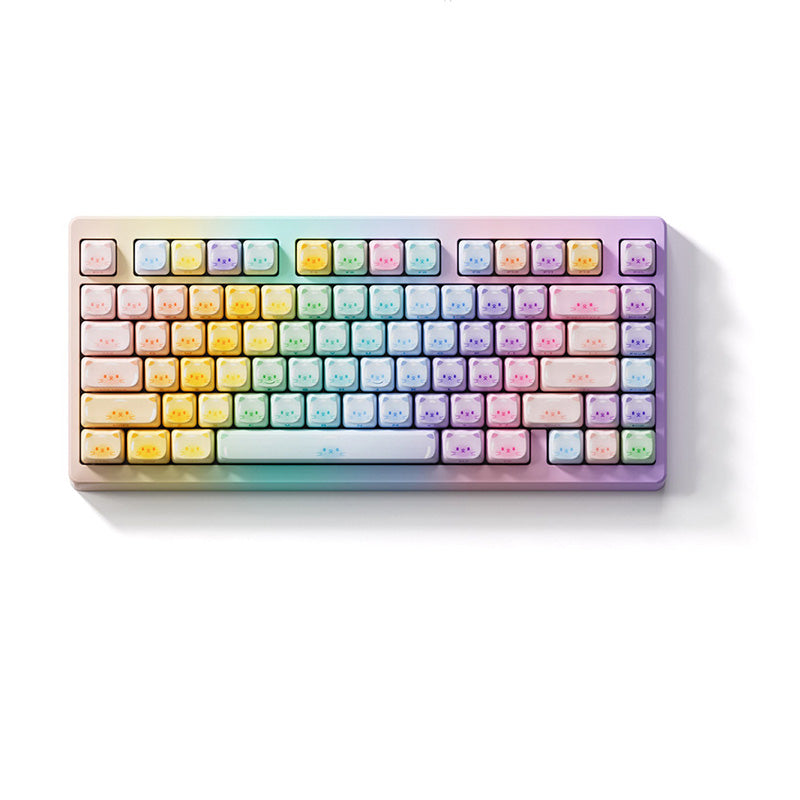 Akko Colorful Cats Keycap Set MAO Profile 142 keys