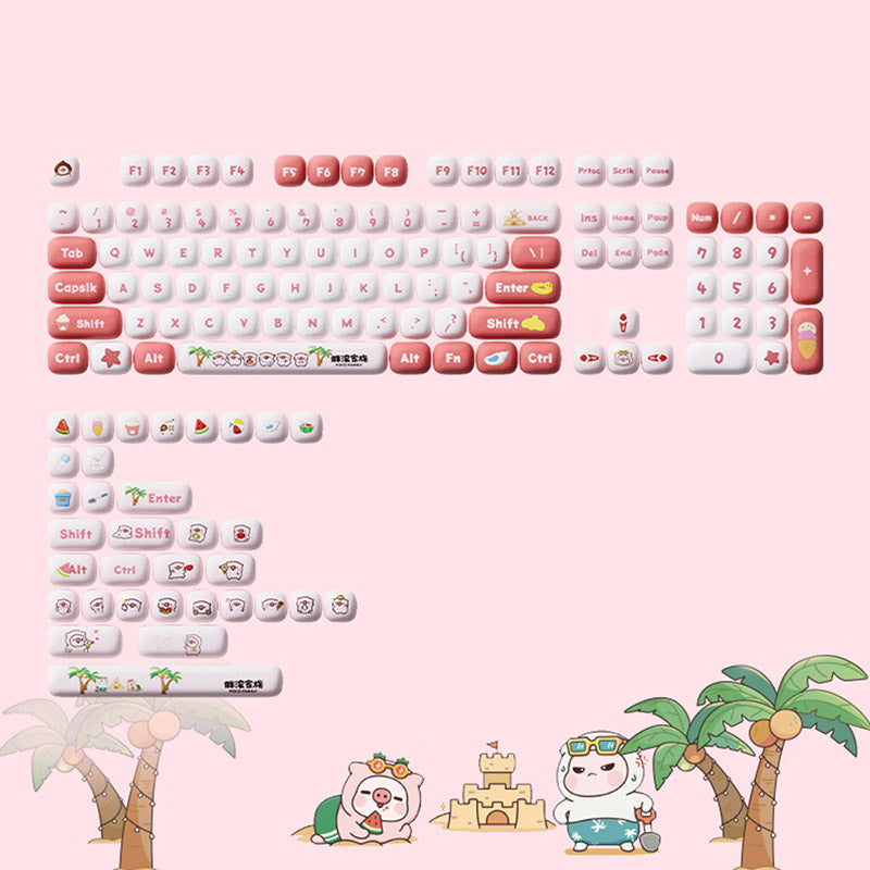 Akko Fat Rolling Series Keycap Set MOG Profile