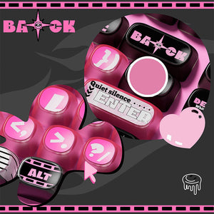Akko Pink Phantom Keycap Set MOA Profile 139 keys