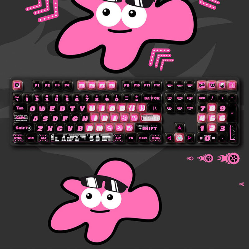 Akko Pink Phantom Keycap Set MOA Profile 139 keys