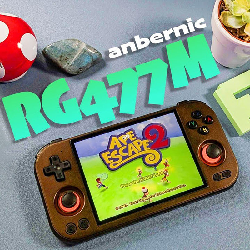 ANBERNIC RG557 Game Console Andriod System AMOLED Screen - WhatGeek