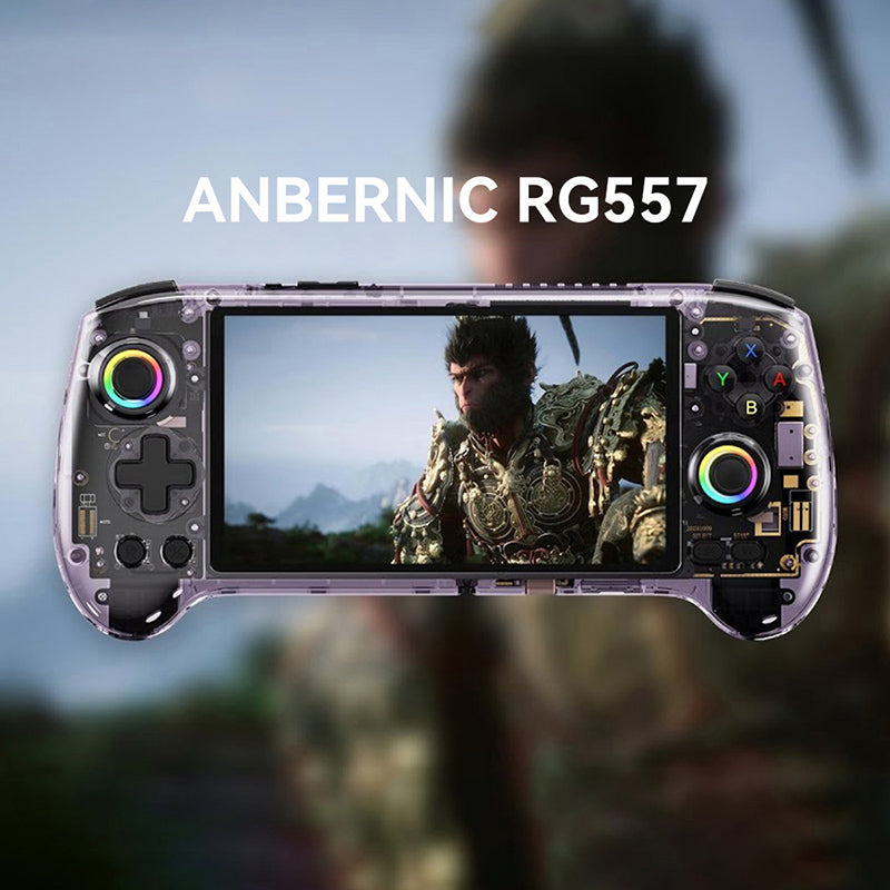 ANBERNIC RG557 Game Console Andriod System AMOLED Screen - WhatGeek