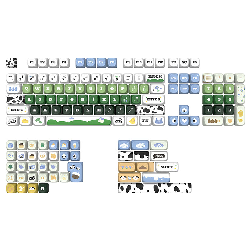 ACGAM Cow Farm SOA Profile Keycap Set 146 Keys Upgrade