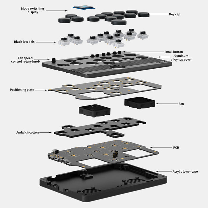 DOIO KBHX-02 HITBOX Fighting Game Keyboard - WhatGeek