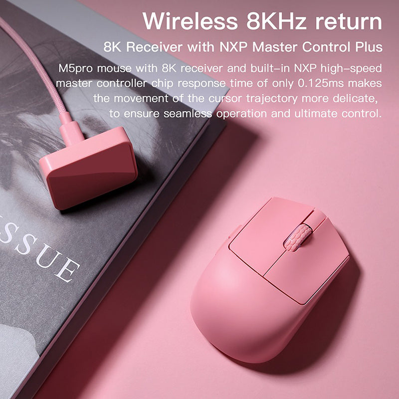 Darmoshark M5 Pro PAW3950 Mini Wireless Gaming Mouse - WhatGeek