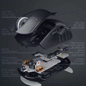 Darmoshark N5 PAW3395 8K Wireless Gaming Mouse