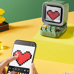 Divoom Ditoo-Mic Mini Karaoke Machine Bluetooth Speaker Pixel Art