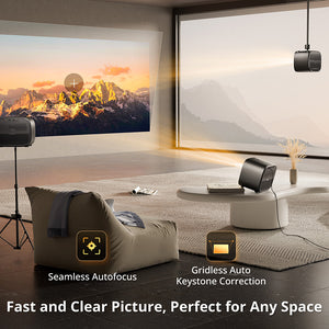 ETOE E3 Pro Android TV Projector 4K Supported
