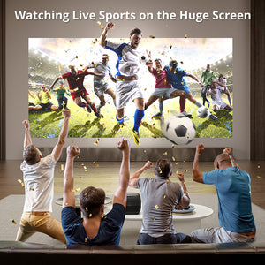 ETOE E3 Pro Android TV Projector 4K Supported