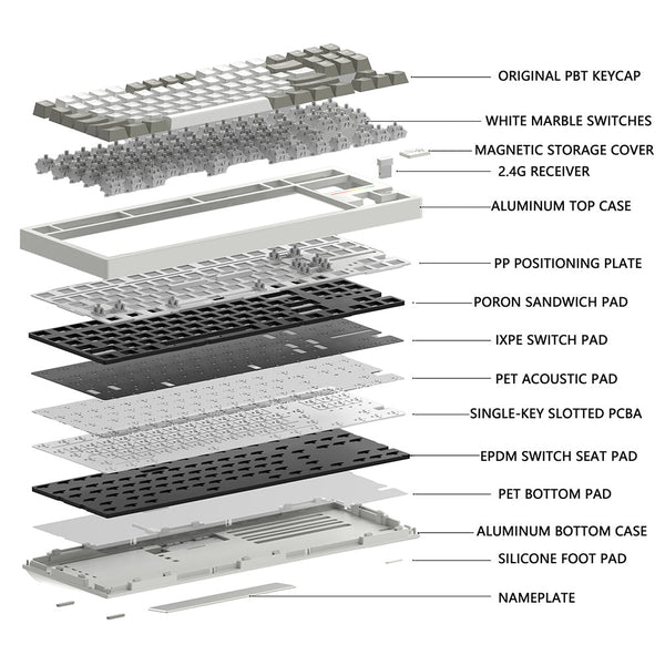 VTER Galaxy80 Pro Aluminum Mechanical Keyboard