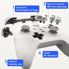 Flydigi Dune Fox Tri-mode Gaming Controller Hall Effect Joystick & Trigger