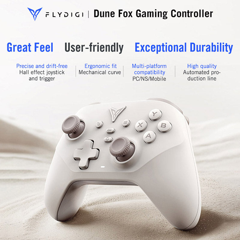 Flydigi Dune Fox Tri-mode Gaming Controller Hall Effect Joystick & Trigger