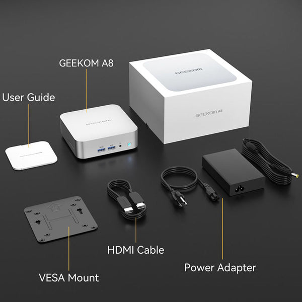 GEEKOM A8 Gaming Mini PC AMD Ryzen 7