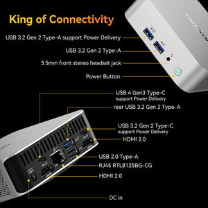 GEEKOM A8 Gaming Mini PC AMD Ryzen 7