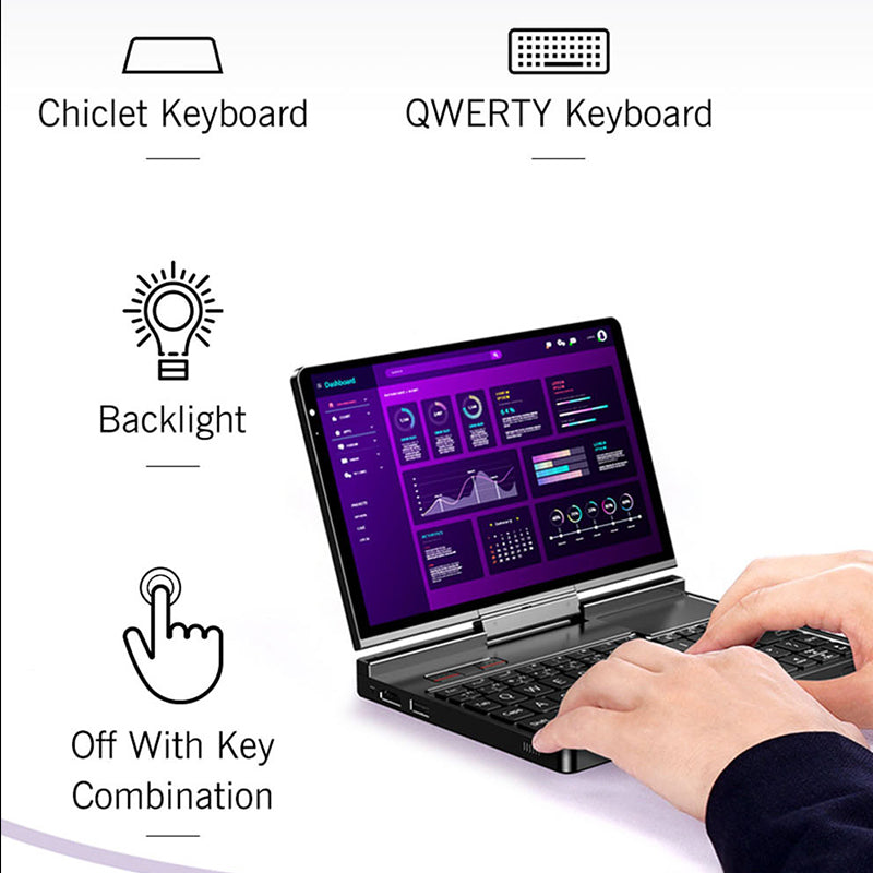 GPD Pocket 4 Handheld PC Ultra-Portable AI Modular Laptop