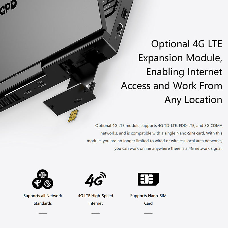 GPD Pocket 4 Module RS-232/4G LTE/Single-port KVM