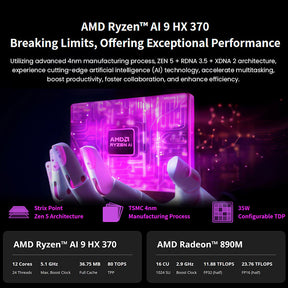 GPD WIN Max 2 2025 Handheld Gaming PC AMD Ryzen AI 9 HX 370