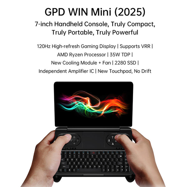 GPD WIN Mini Compact & Powerful Handheld Gaming PC 2025 New