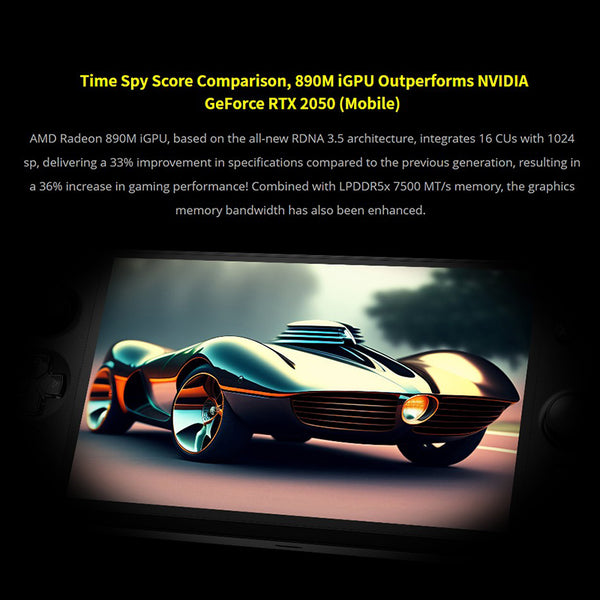 GPD Win 4 2025 Gaming Handheld  PC R7 8840U AI9 HX370
