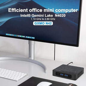 GXMO N4 Intel N4000 Mini PC Efficient Office Mini Computer