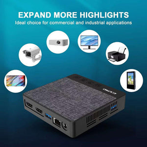 GXMO N4 Intel N4000 Mini PC Efficient Office Mini Computer