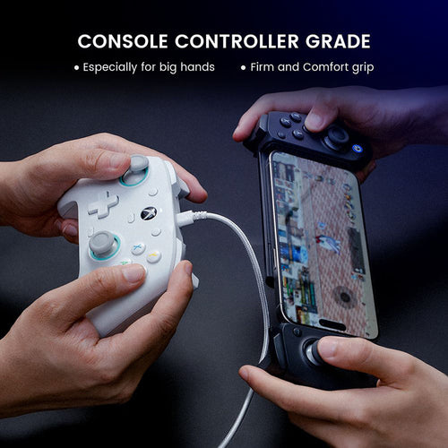 thumbnail image 2 of GameSir G8 Plus Bluetooth Mobile Game Controller – Hall Effect, For Switch/iOS/Android/PC (Refurbished) 2 of 5