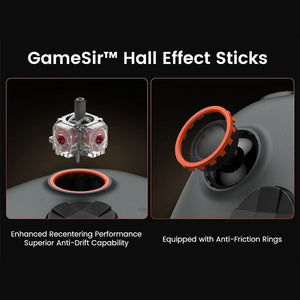 GameSir Nova 2 Lite Wireless Game Controller Hall Effect Analog Triggers