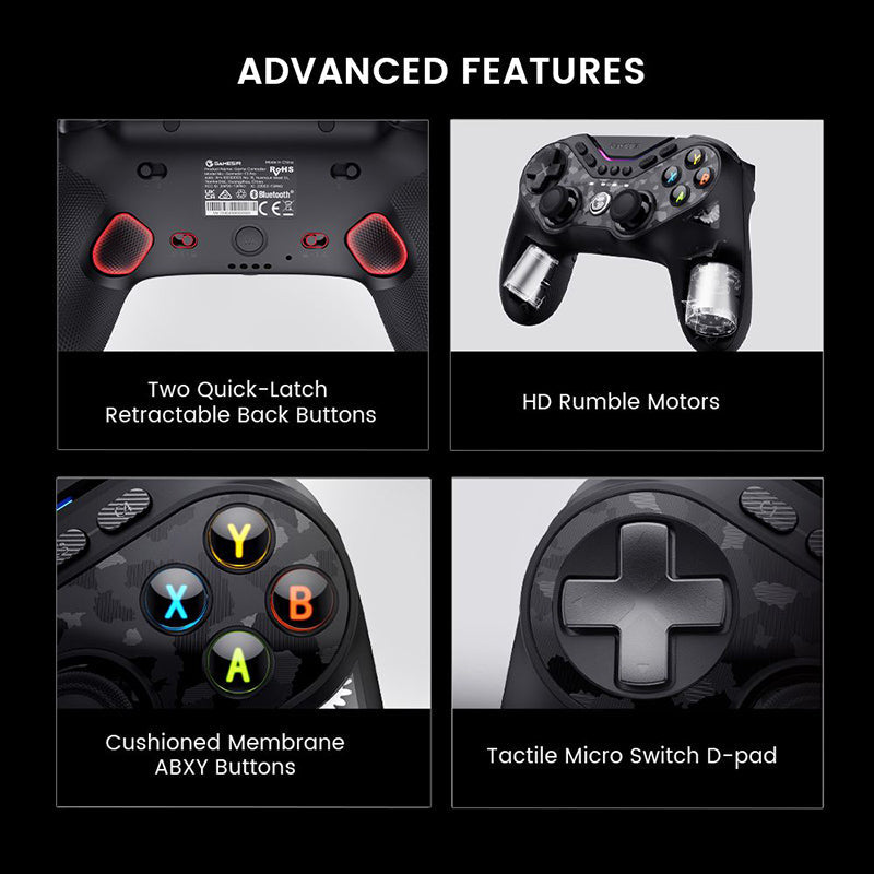 GameSir Tarantula Pro Tri-mode Gaming Controller with Charging Dock