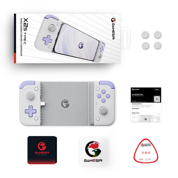 GameSir X2s Type-C Hall Effect Mobile Gaming Controller for iPhone 15 series, Android, and HarmonyOS phones
