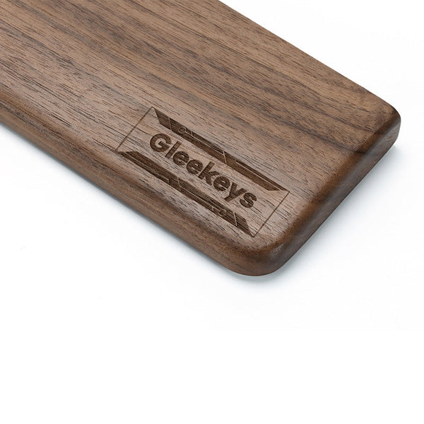 Gleekeys Black Walnut Wood Wrist Rest