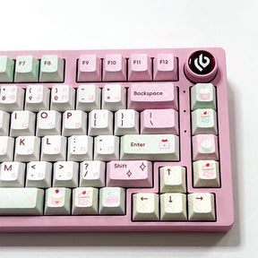 PIWIJOY Summer Dessert Cherry Proflie Keycap Set 146 Keys