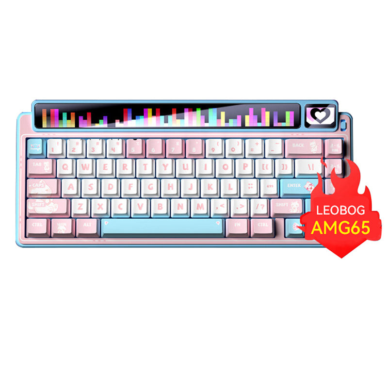 LEOBOG AMG65 Tri-mode Mechanical Keyboard LED Intelligent Screen