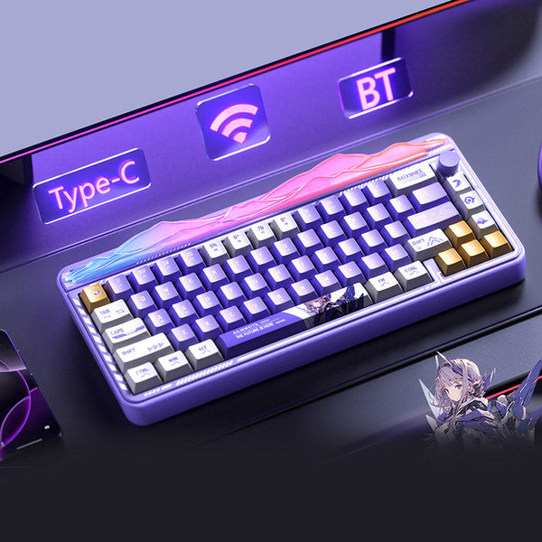 LEOBOG Hi65 Tri-Mode Wireless Aluminum Mechanical Keyboard Anime
