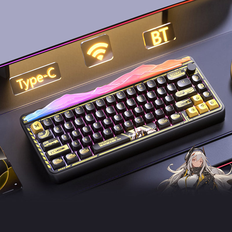 LEOBOG Hi65 Tri-Mode Wireless Aluminum Mechanical Keyboard Anime