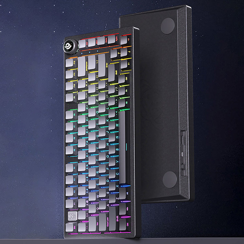 Leobog Hi75 Glitter Aluminum Keyboard Gradient Side-Printed Keycaps ...