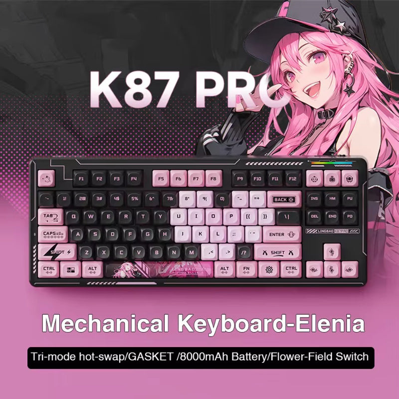 LINGBAO K87 PRO Wireless Mechanical Keyboard