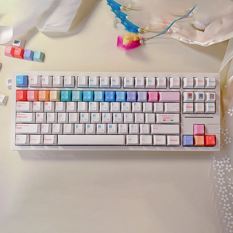 LOERENT Macaron Dancer Keycap Set Cherry Profile 146 Keys