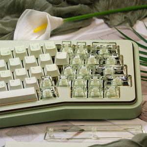 LOERENT Deerwood Whisper Transparent Keycap Set Cherry Profile